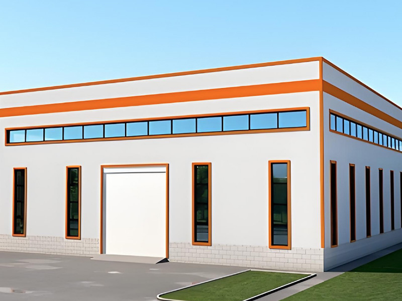 Customizable Steel Workshop Structure with Premium Paint Finish